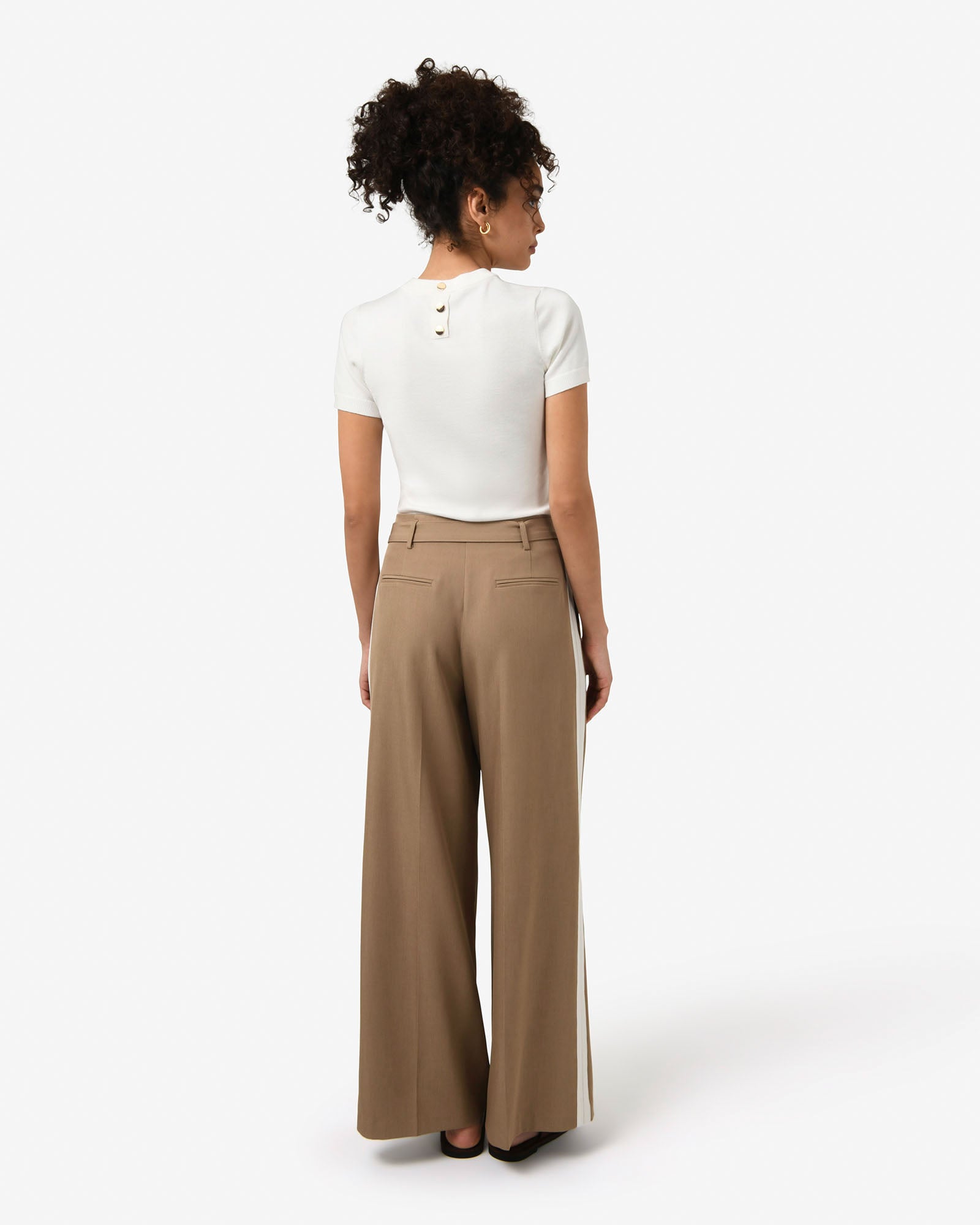 Rowan Belted Contrast Pants