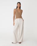 Ami Wide Leg Linen Pants