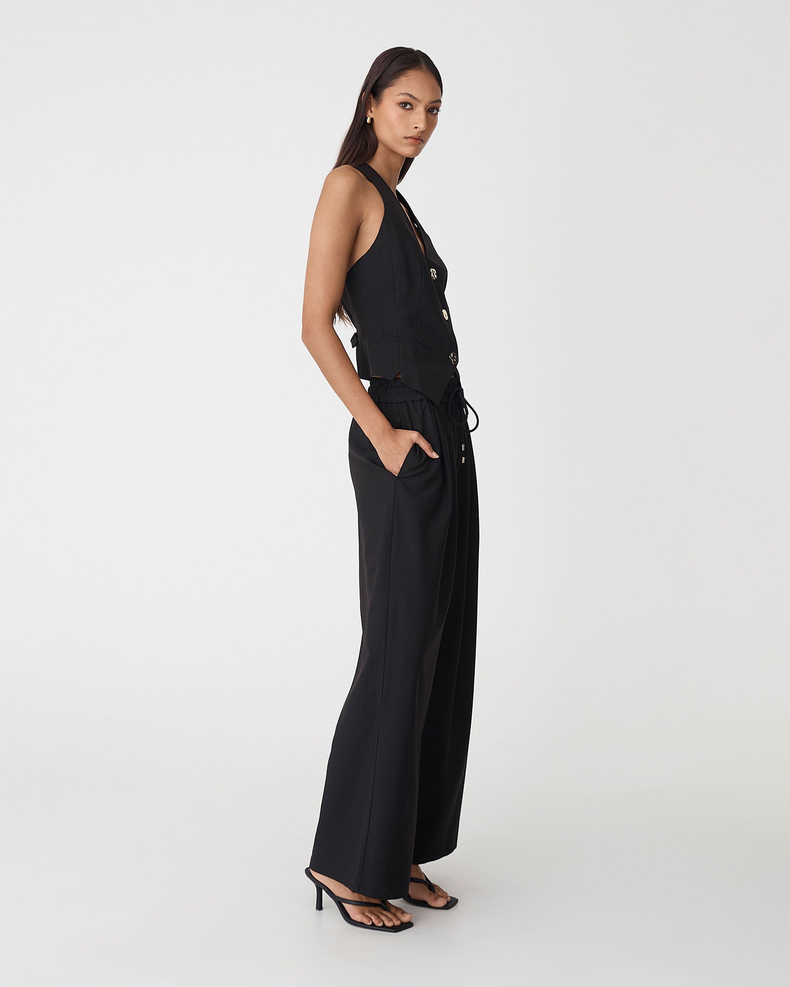 Amera Elastic Waist Pants