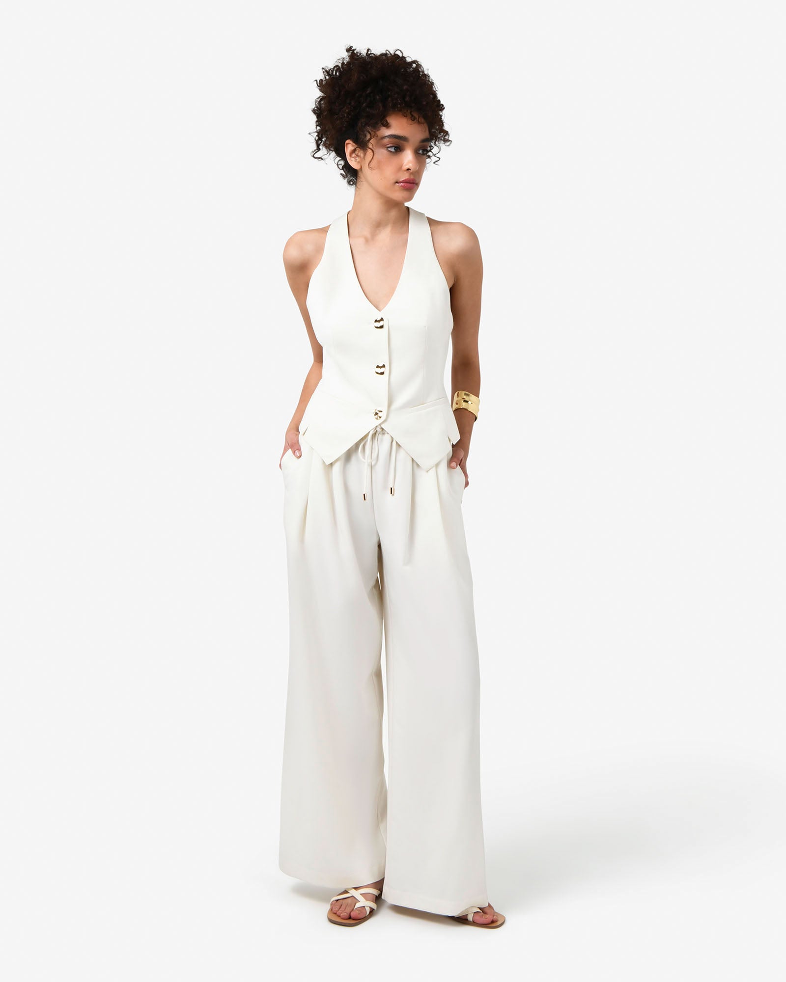 Amera Elastic Waist Pants