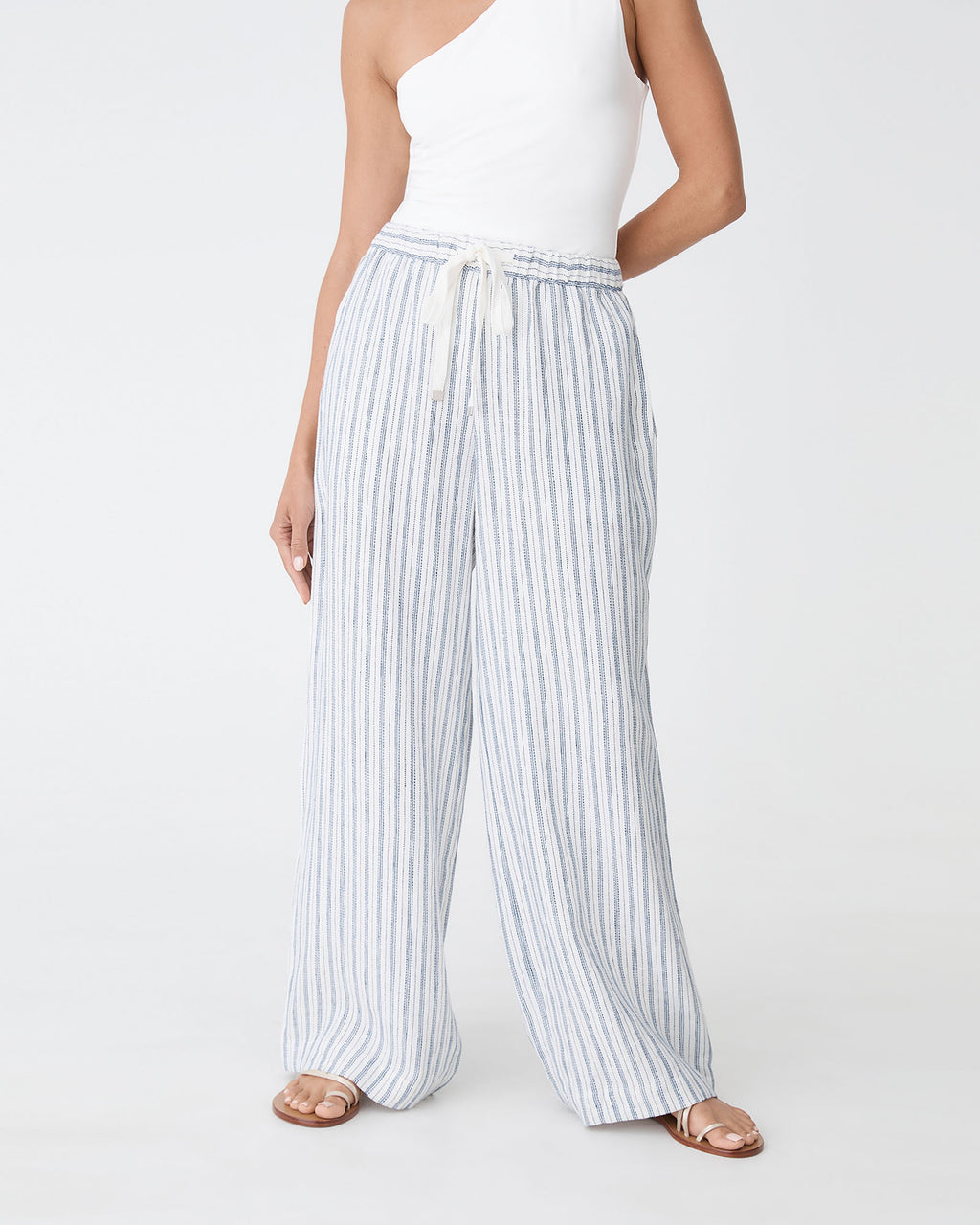 Milos Wide Leg Linen Pants
