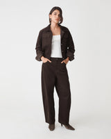 Nya Corduroy Barrel Leg Pants