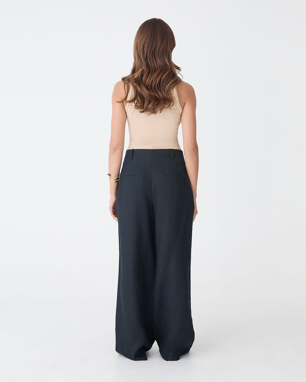 Ivy Linen Wide Leg Pants
