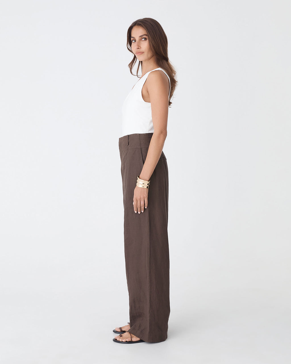 Ivy Linen Wide Leg Pants