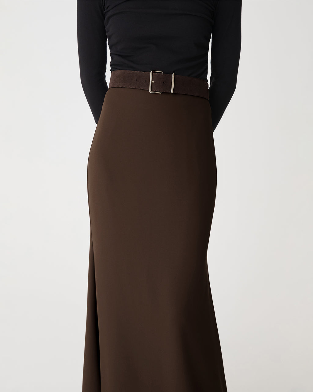 Caris Flared Maxi Skirt