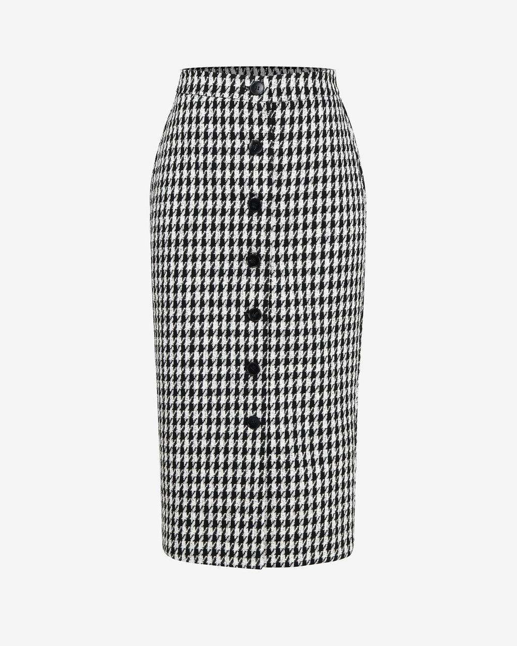 Bennet Houndstooth Midi Skirt