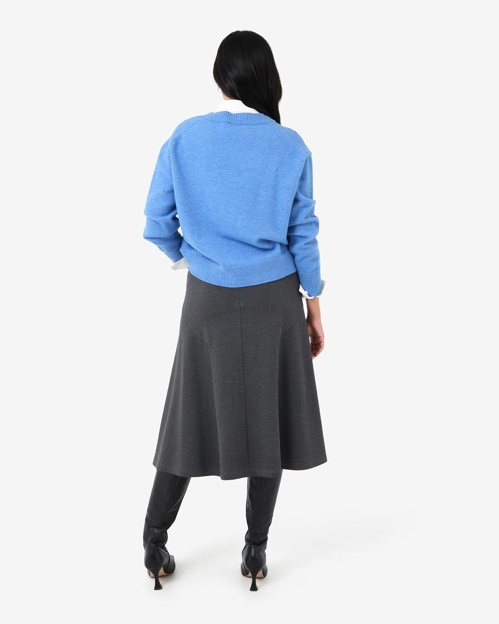 Adele Side Panel Midi Skirt