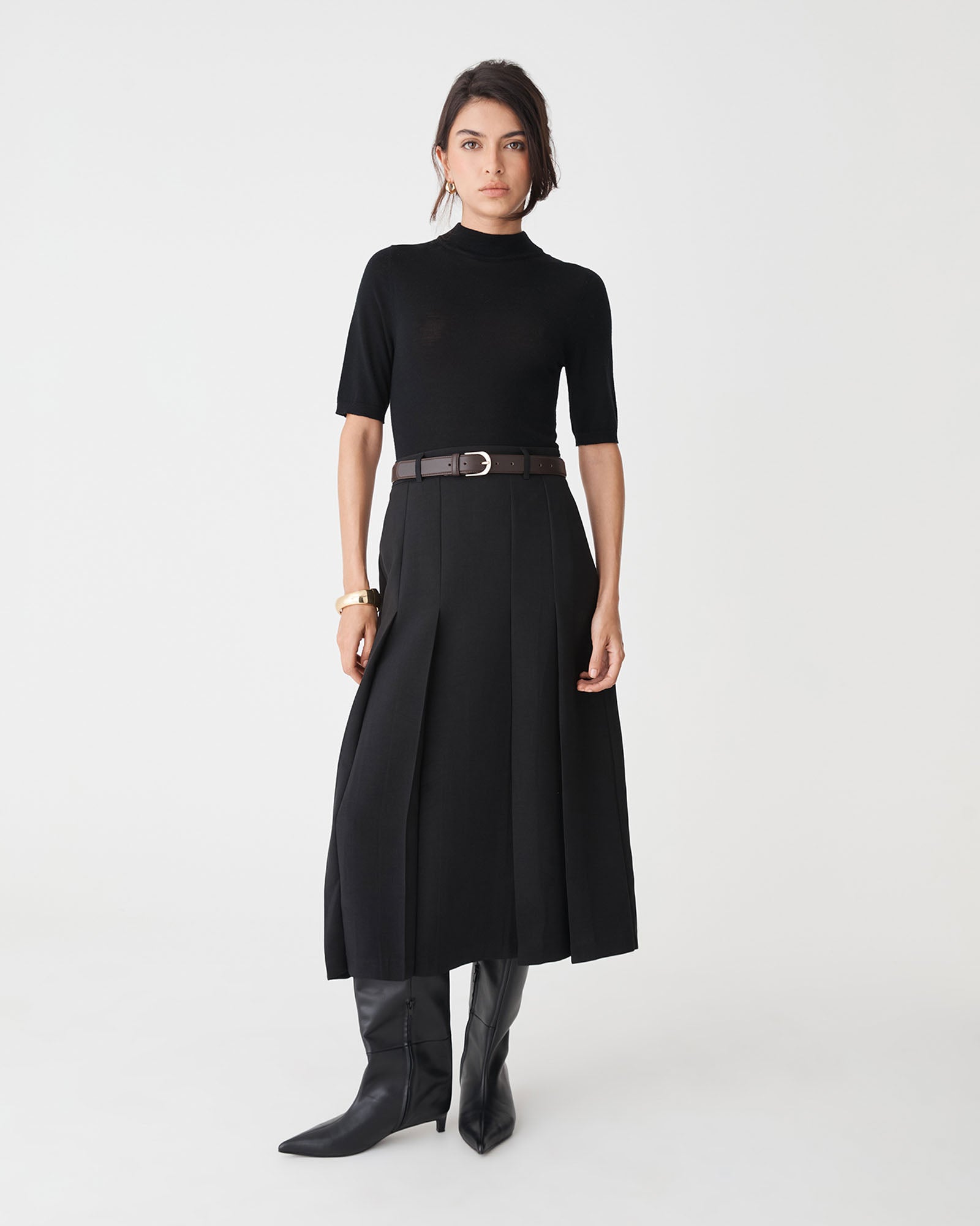 Evelyn Pleated Skirt