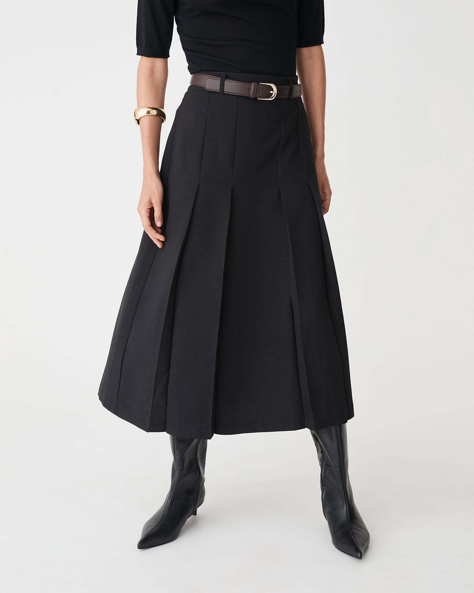 Evelyn Pleated Skirt