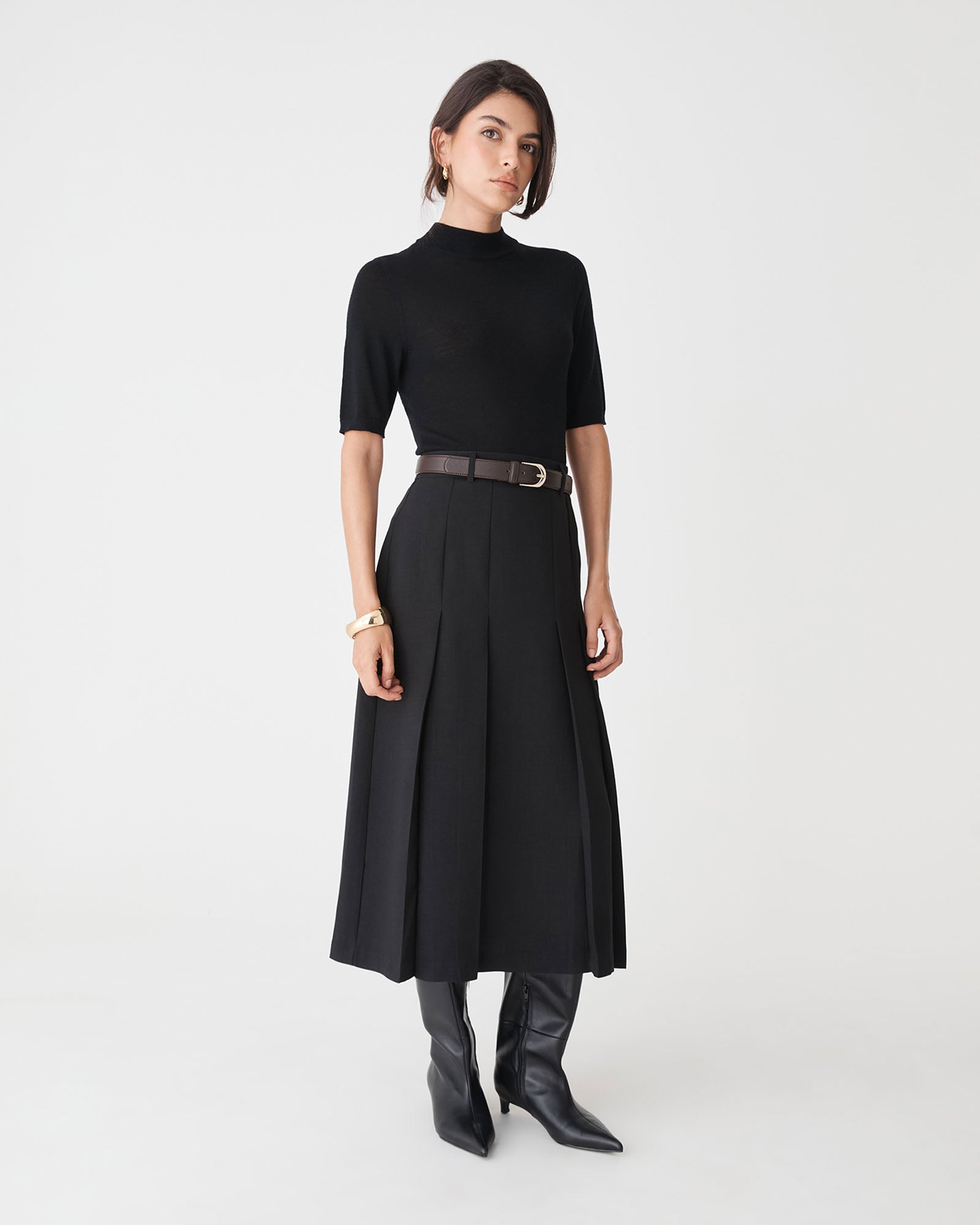 Evelyn Pleated Skirt