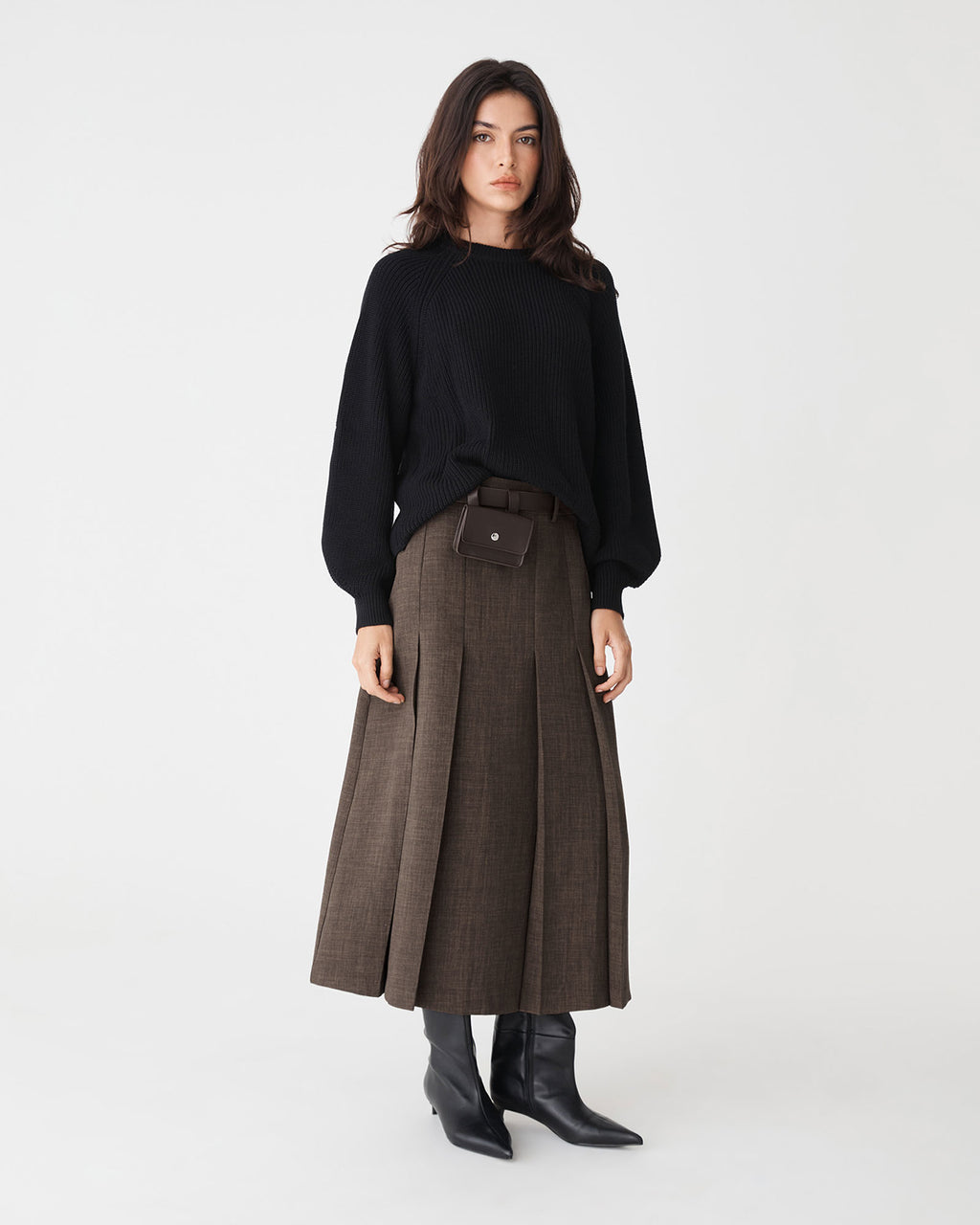 Evelyn Pleated Skirt