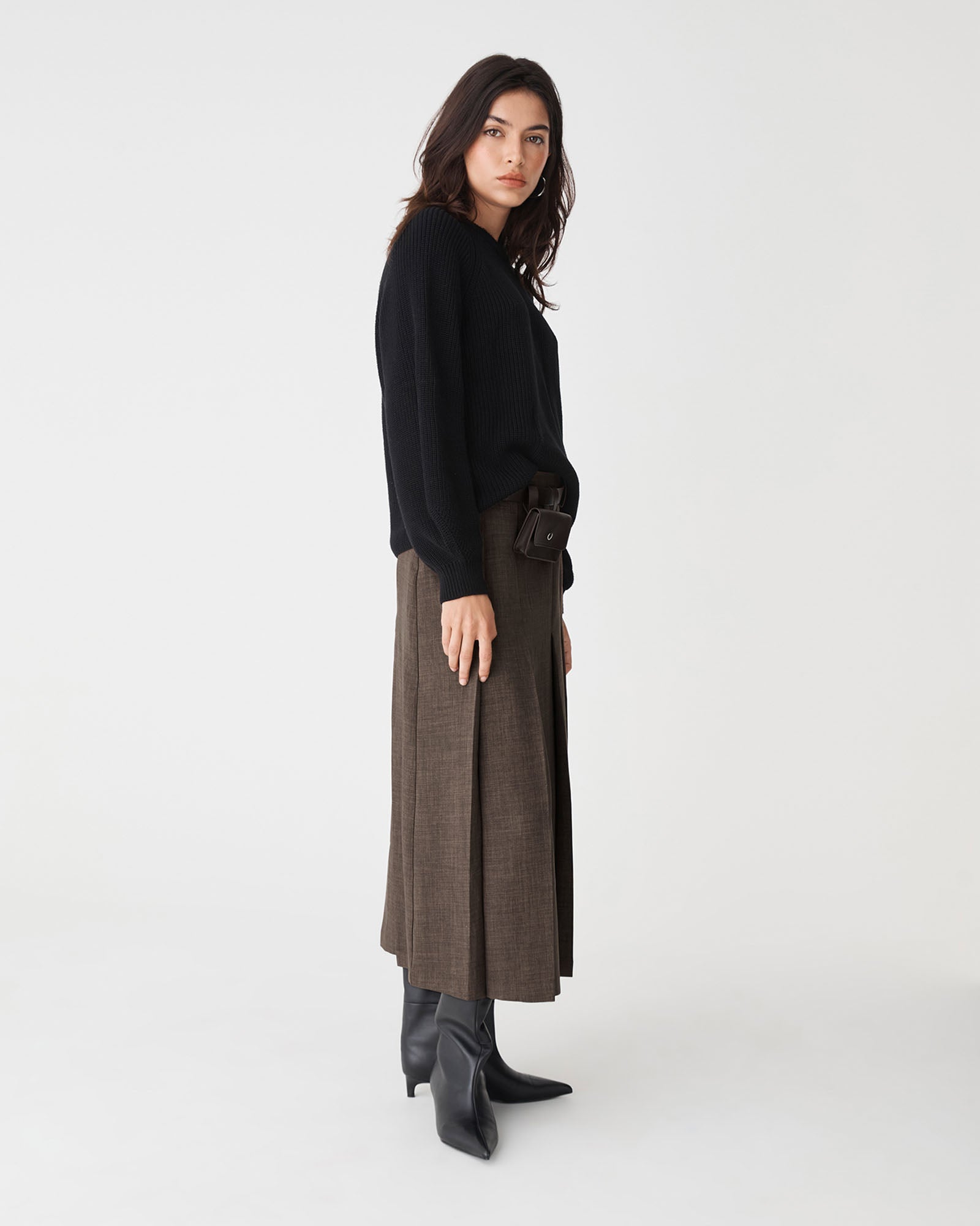 Evelyn Pleated Skirt