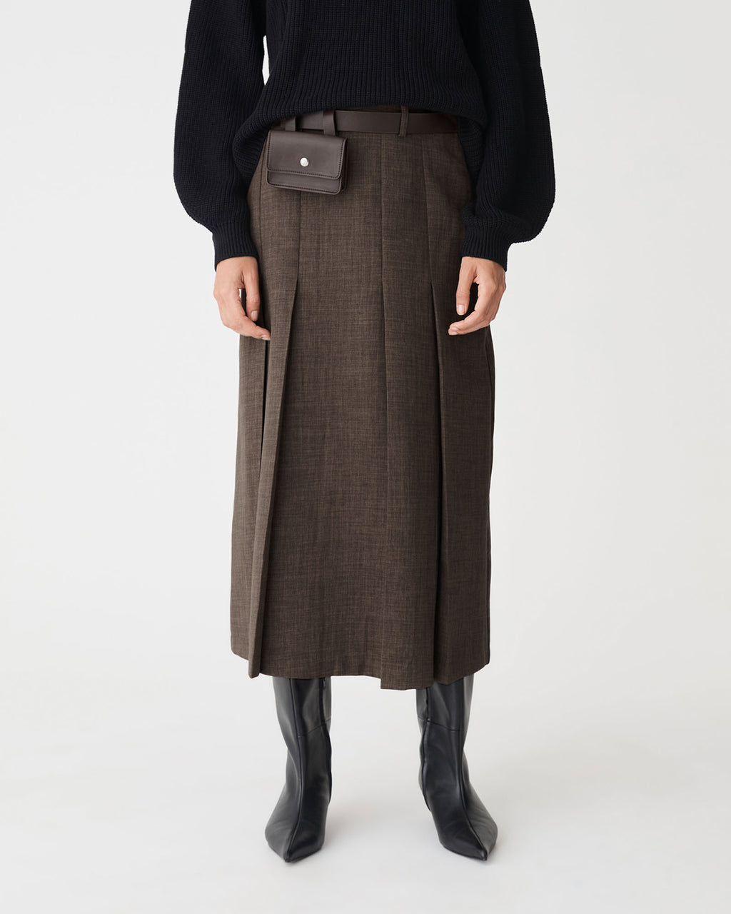 Evelyn Pleated Skirt