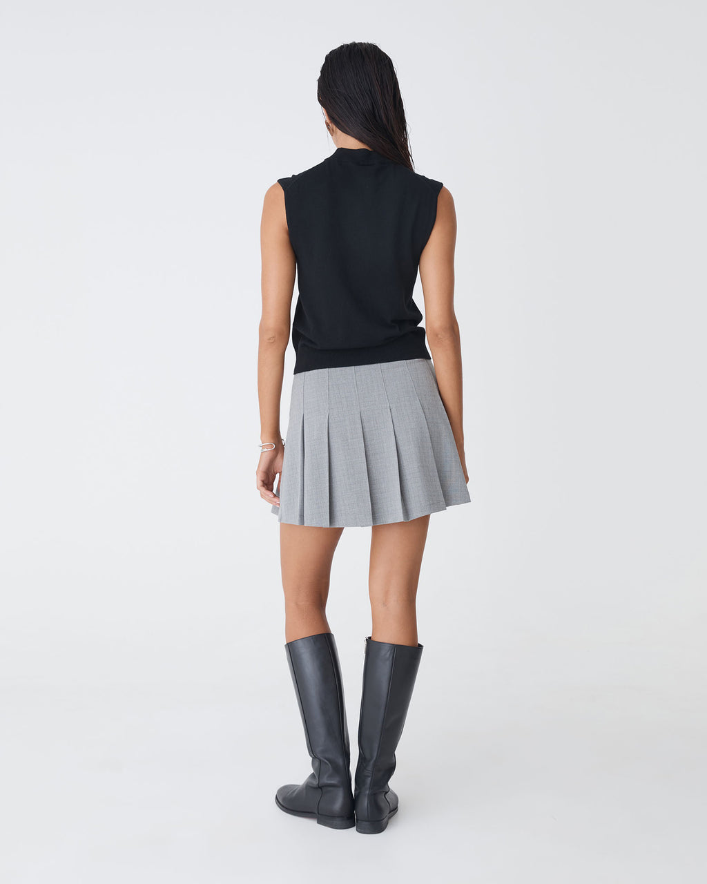 Kris Pleated Mini Skirt