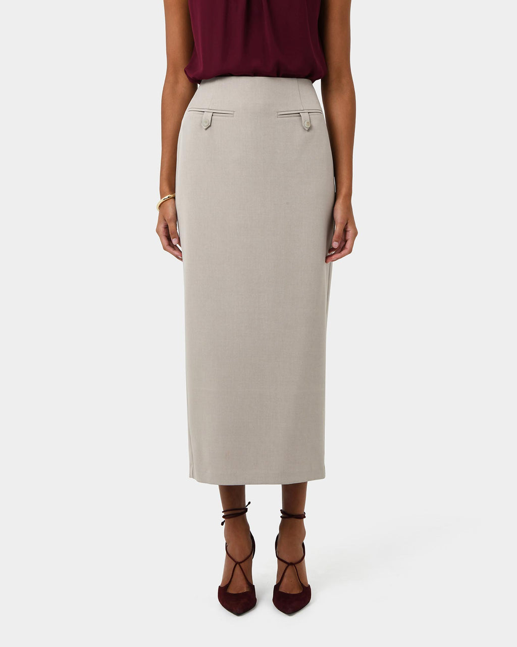 Milla Column Midi Skirt