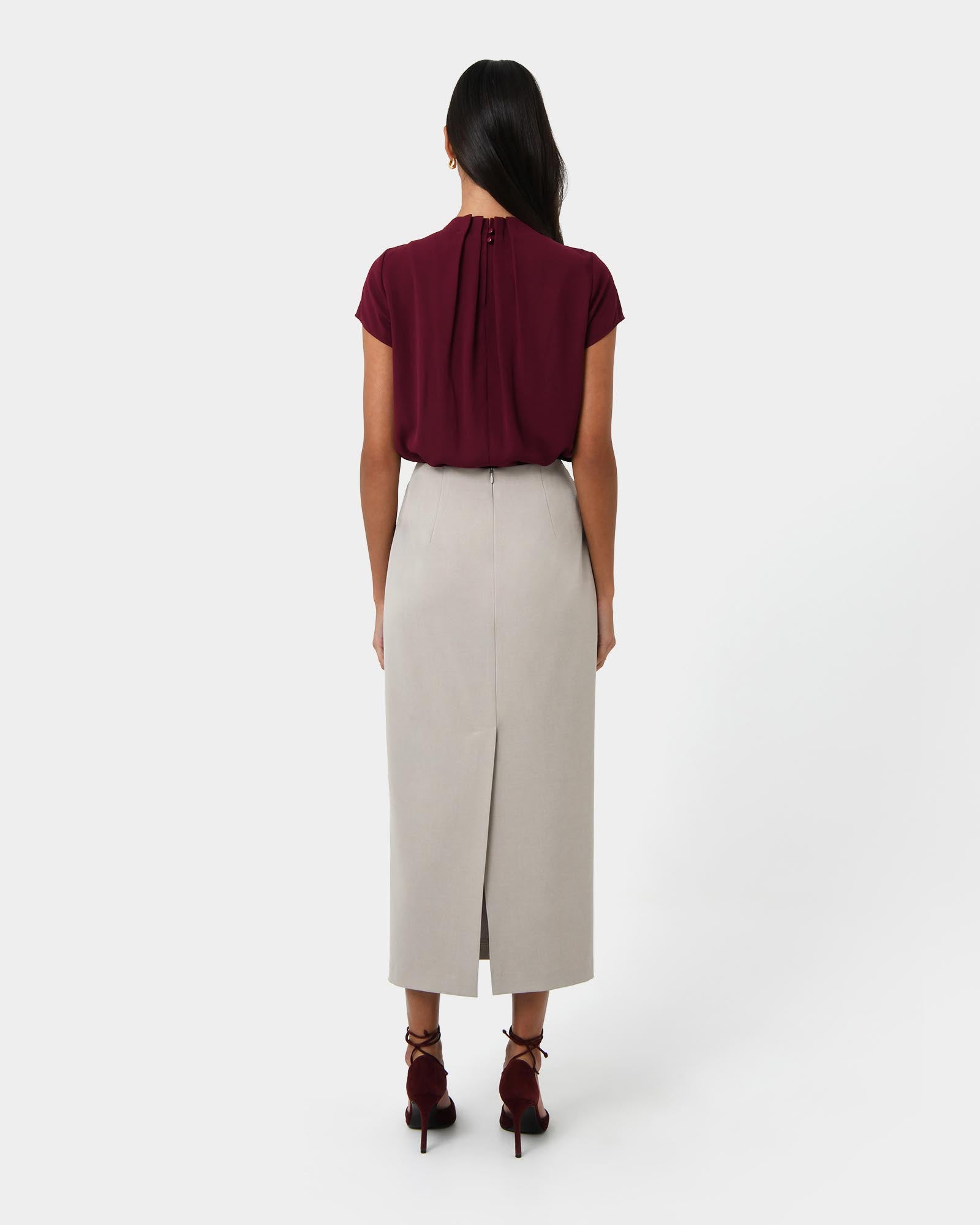 Milla Column Midi Skirt