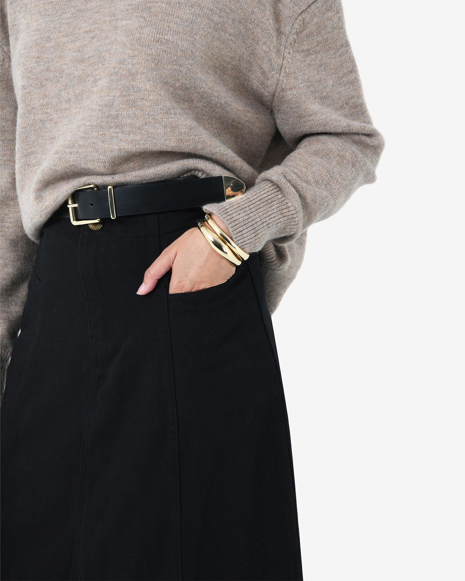 Sam Panel Denim Skirt