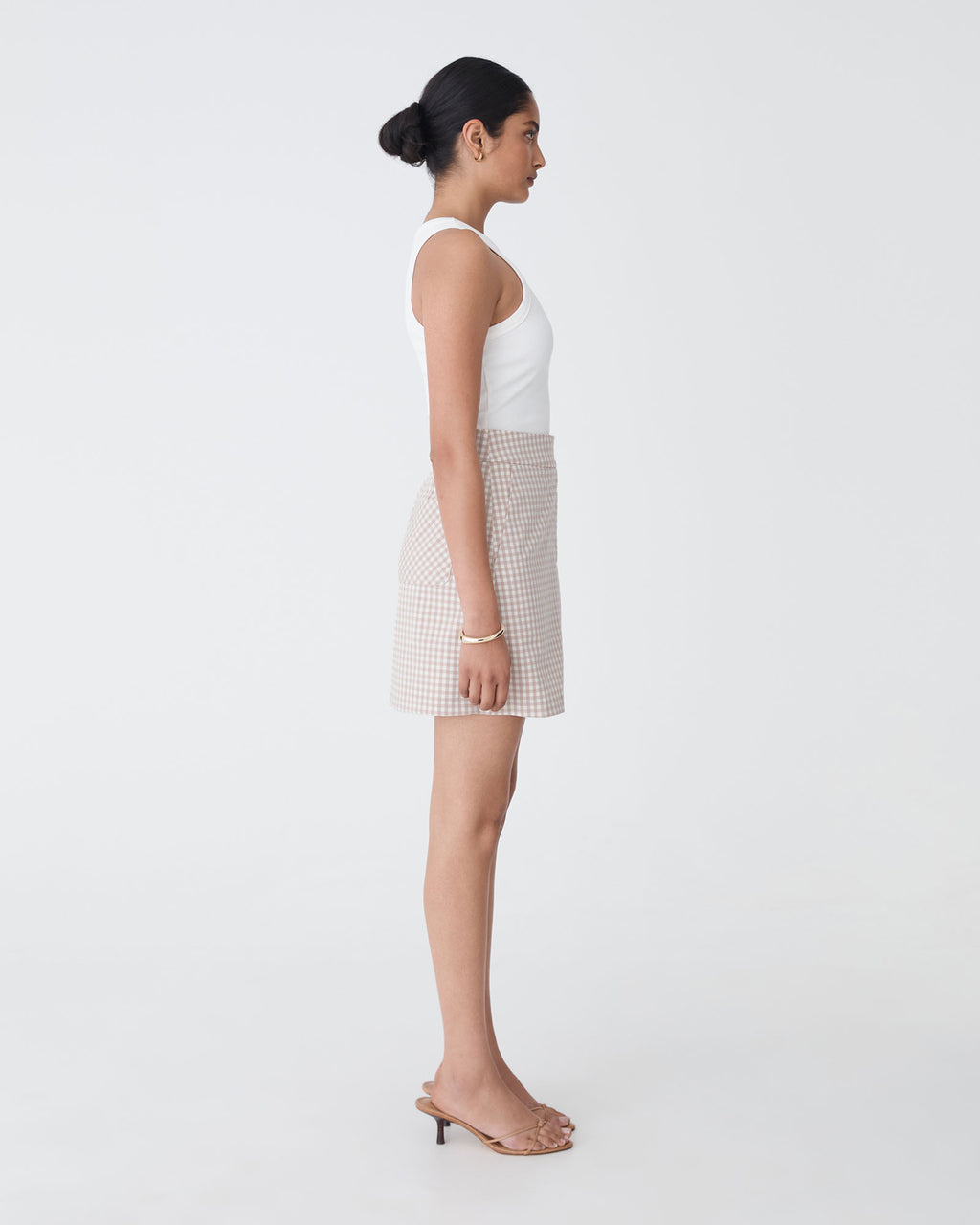 Koora Checked Mini Skirt