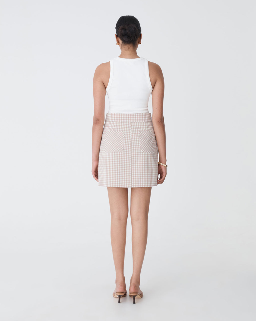 Koora Checked Mini Skirt