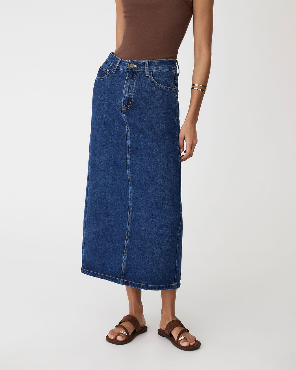 Bondi Denim Column Skirt