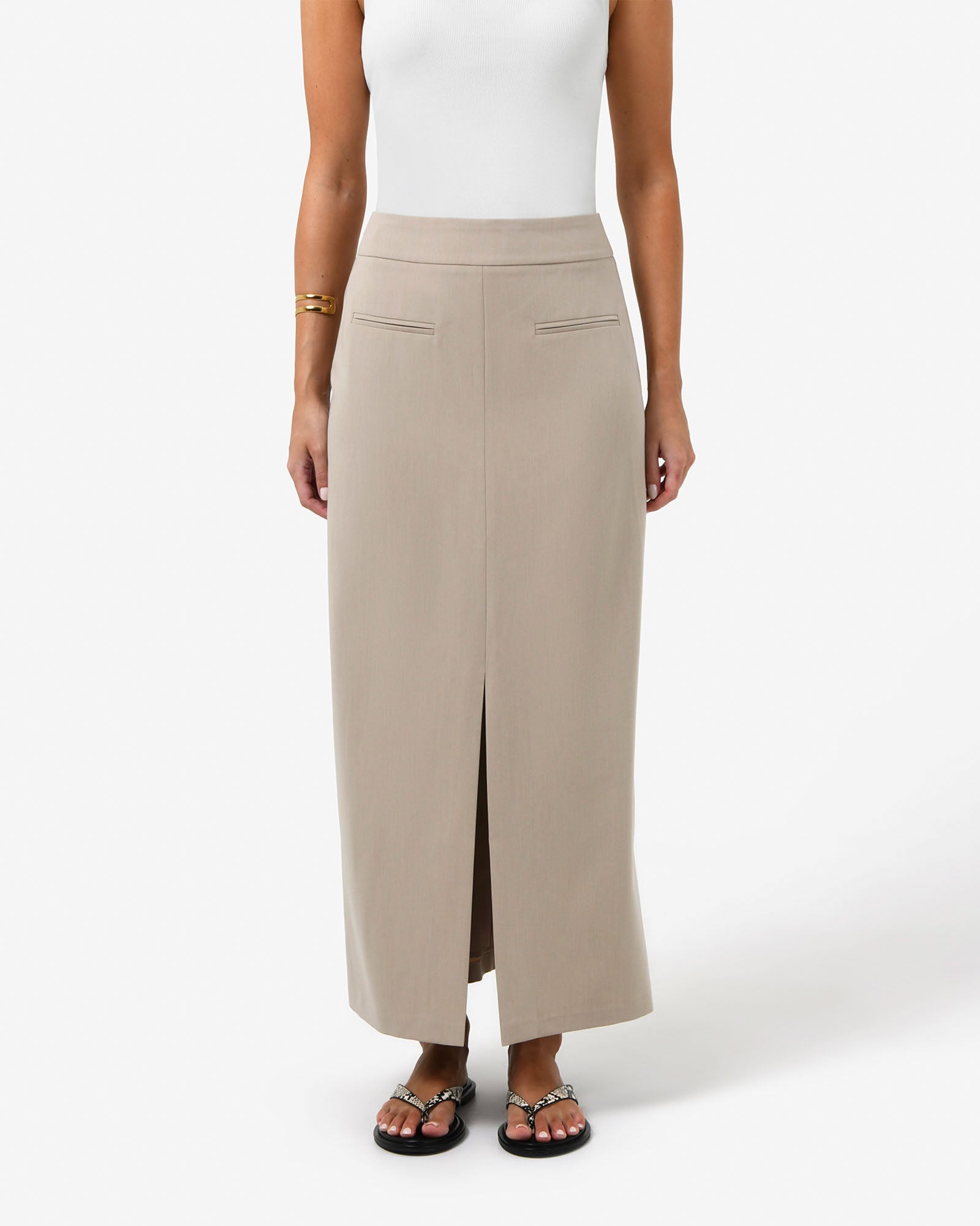 Milton Split Front Skirt