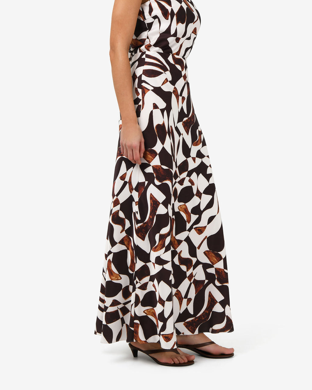 Hazel Printed A-line Skirt