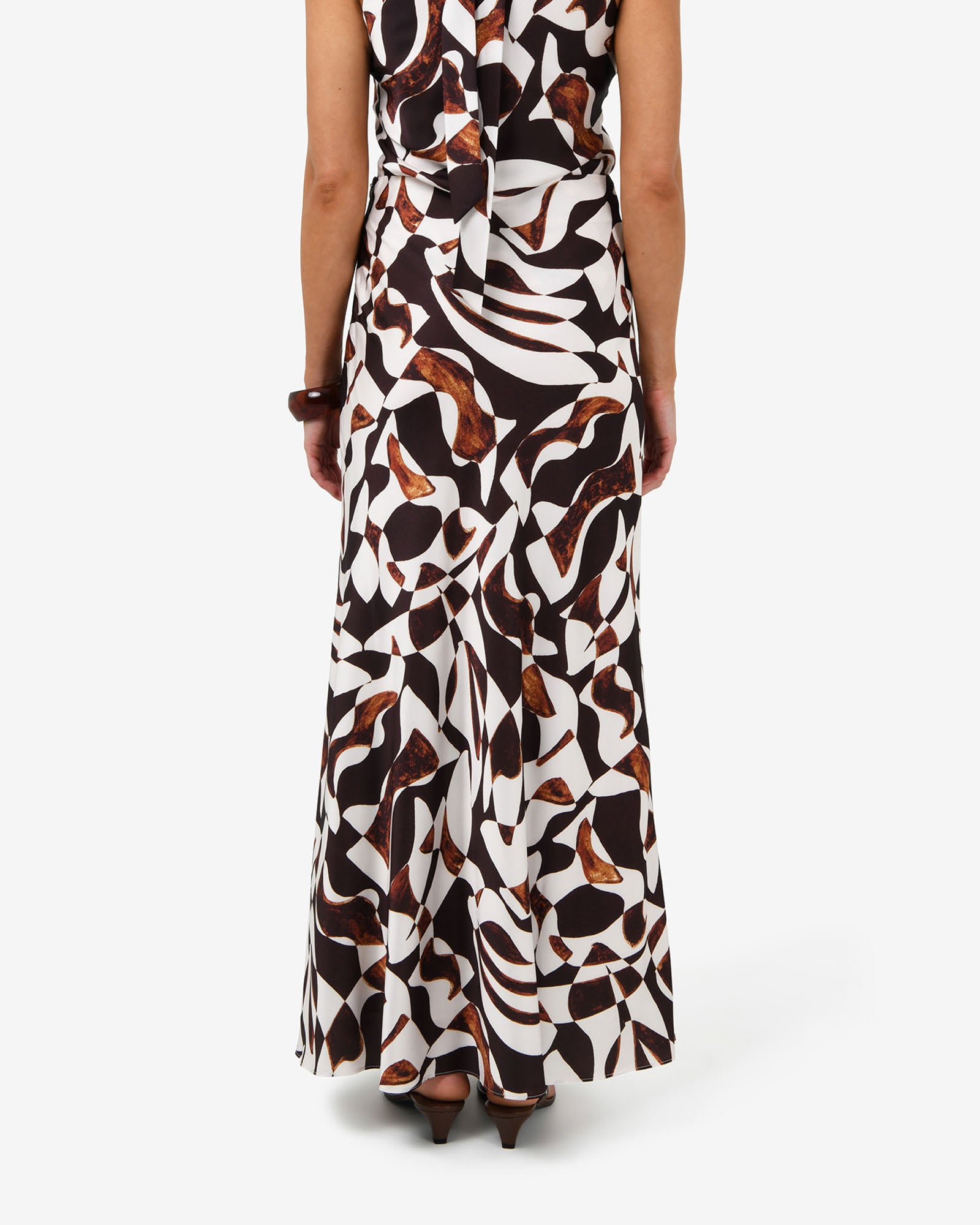 Hazel Printed A-line Skirt
