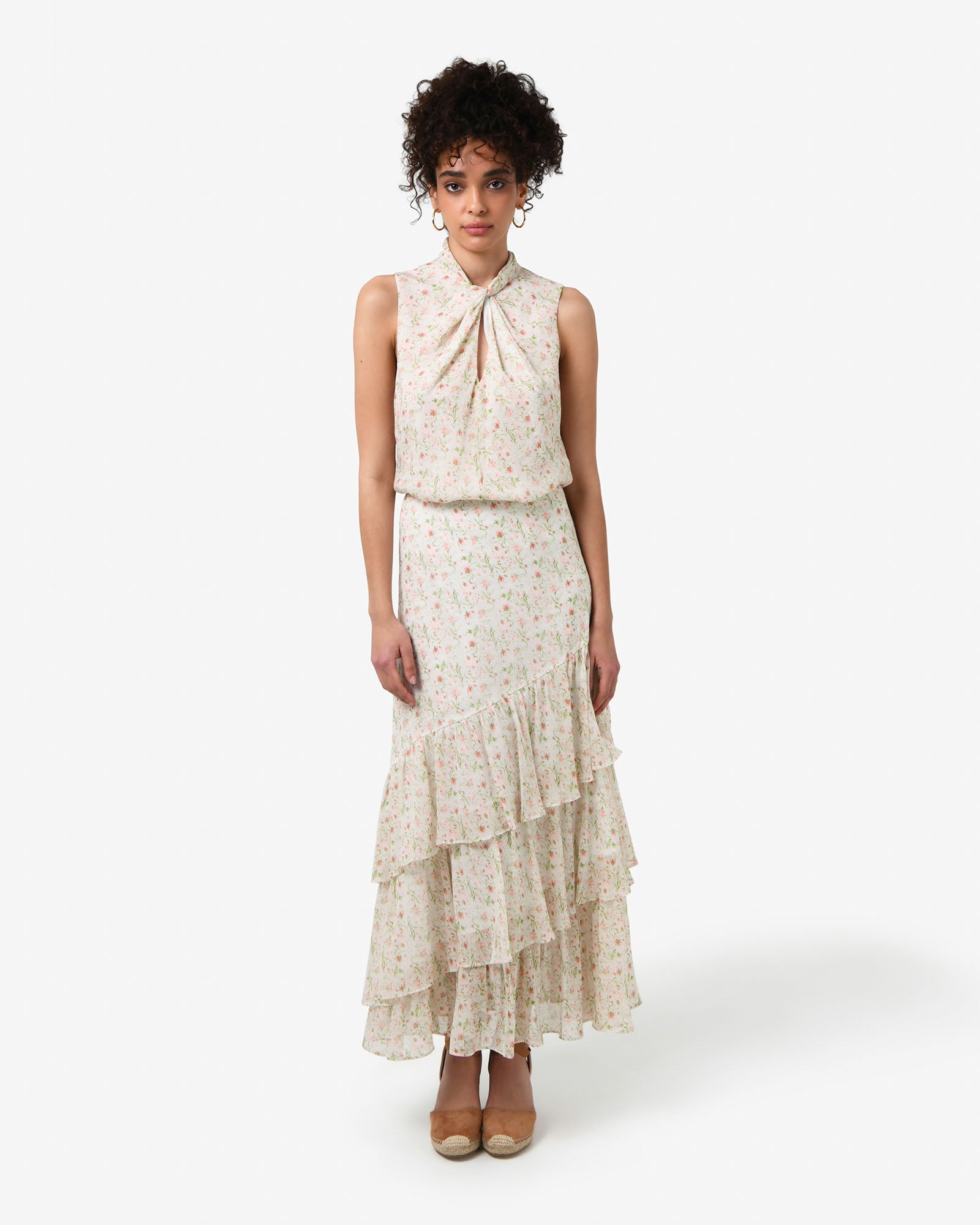 Indy Ruffle Floral Skirt