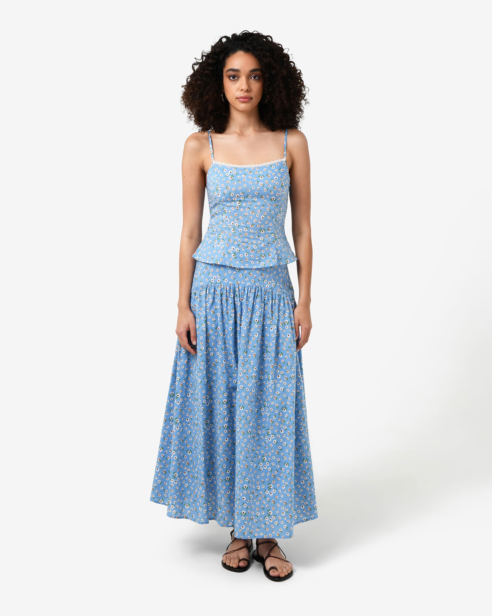 Alisa Gathered Full Skirt