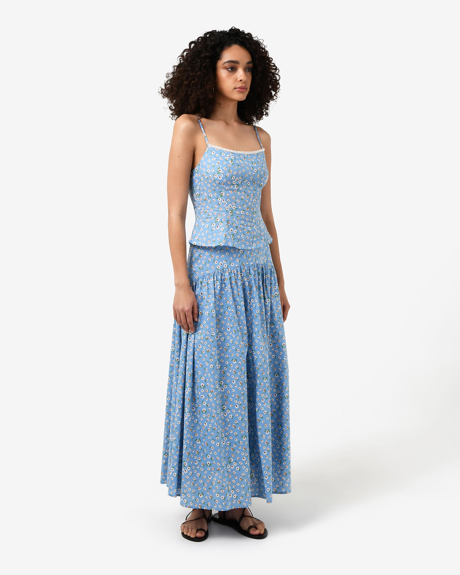 Alisa Gathered Full Skirt