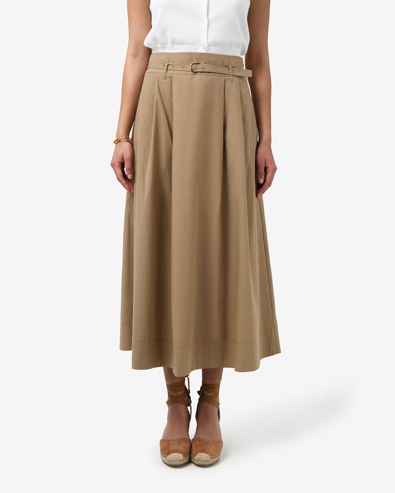 Willow Cotton Belted Skirt