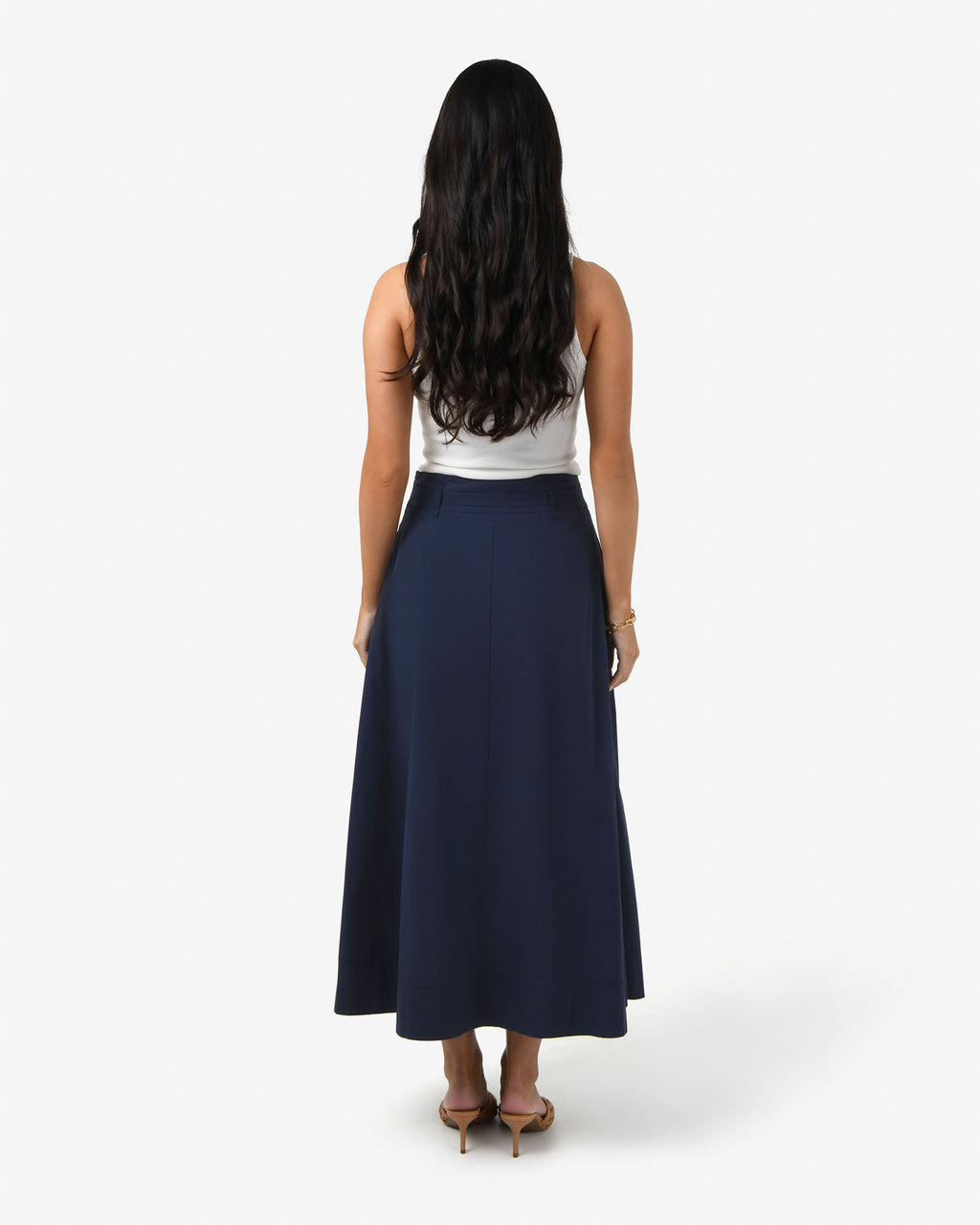 Willow Cotton Belted Skirt
