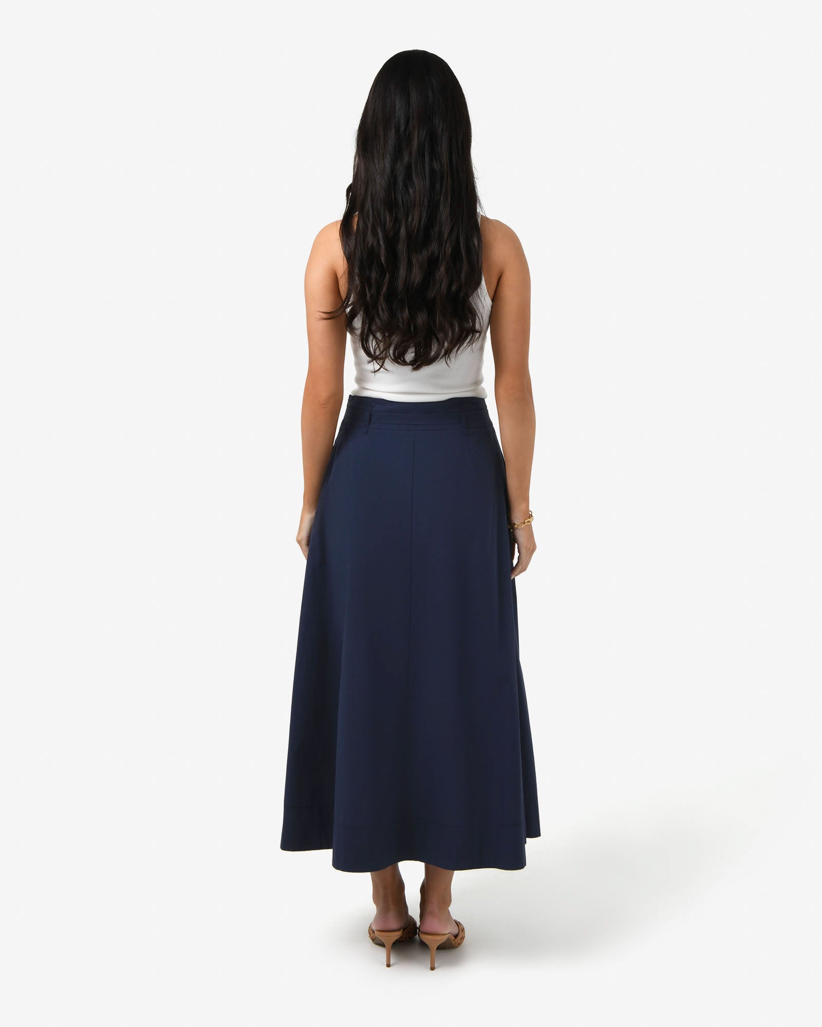 Willow Cotton Belted Skirt