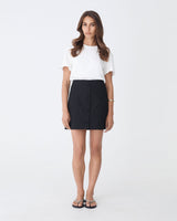 Winnie A-line Button Skirt
