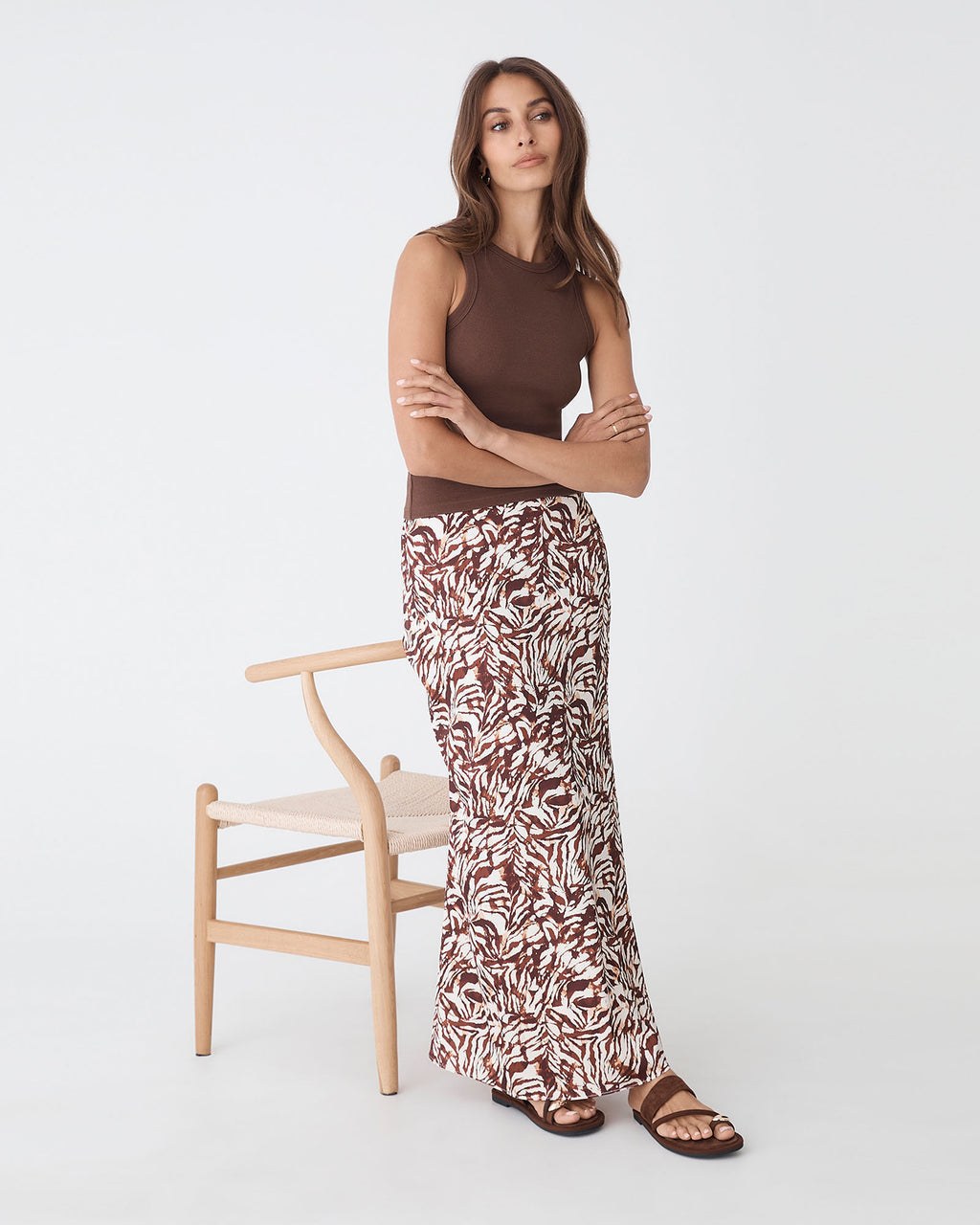 Zuhara Column Skirt