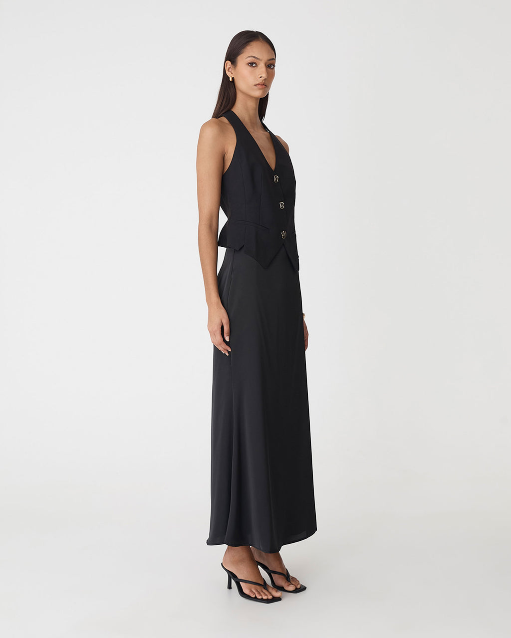 Leigh Satin Maxi Skirt