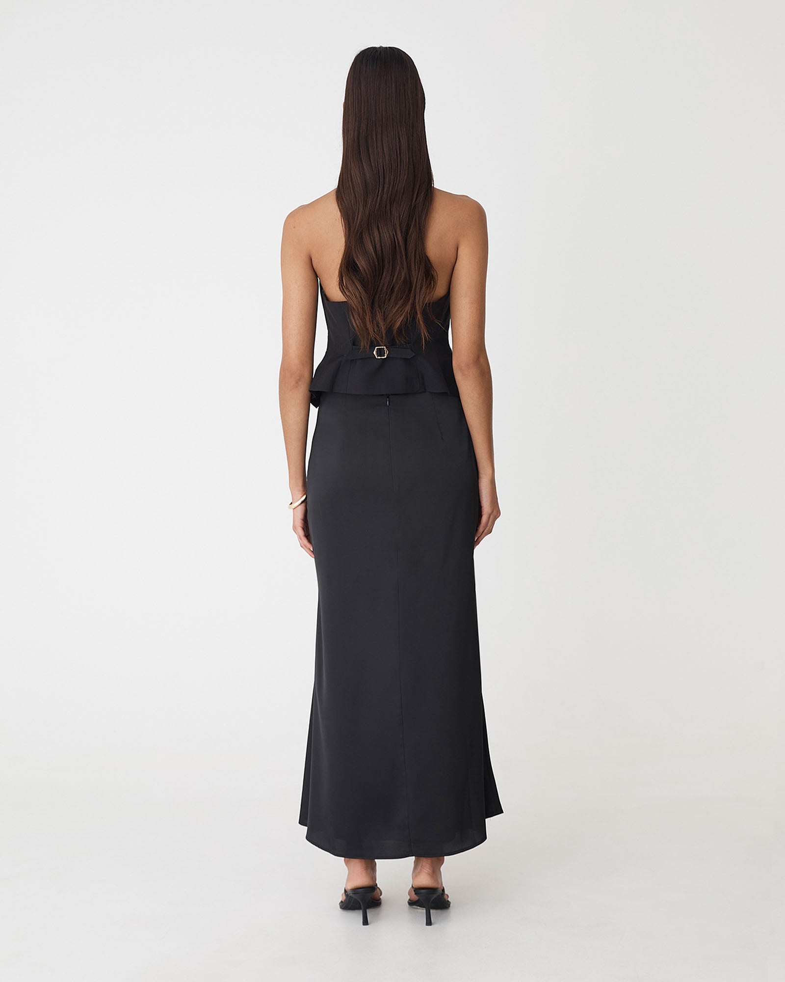 Leigh Satin Maxi Skirt