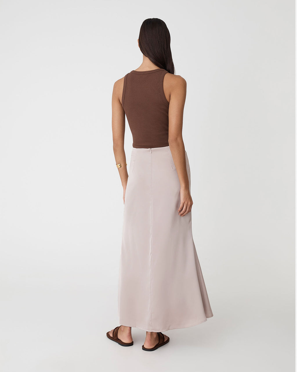 Leigh Satin Maxi Skirt