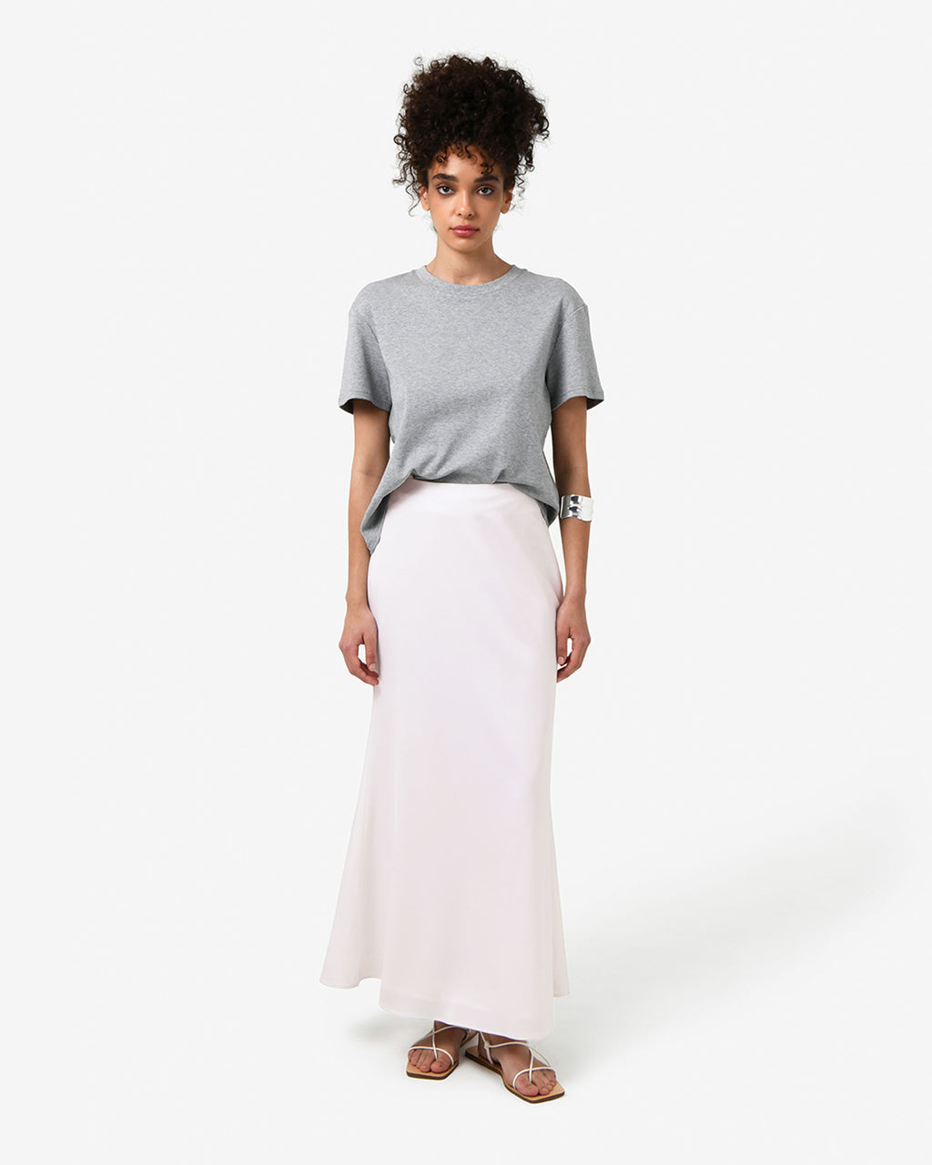 Leigh Satin Maxi Skirt