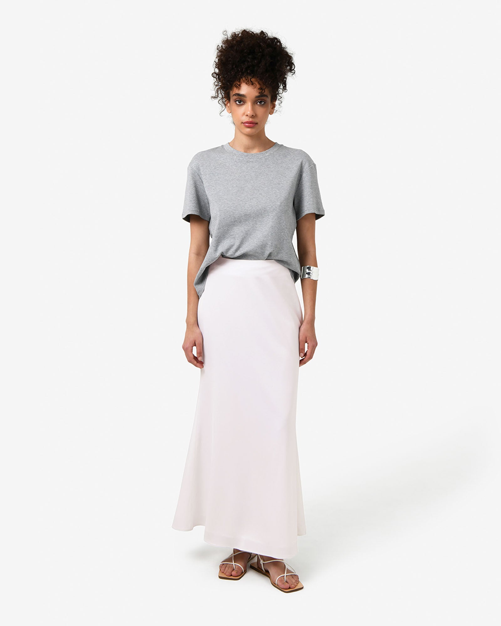 Leigh Satin Maxi Skirt