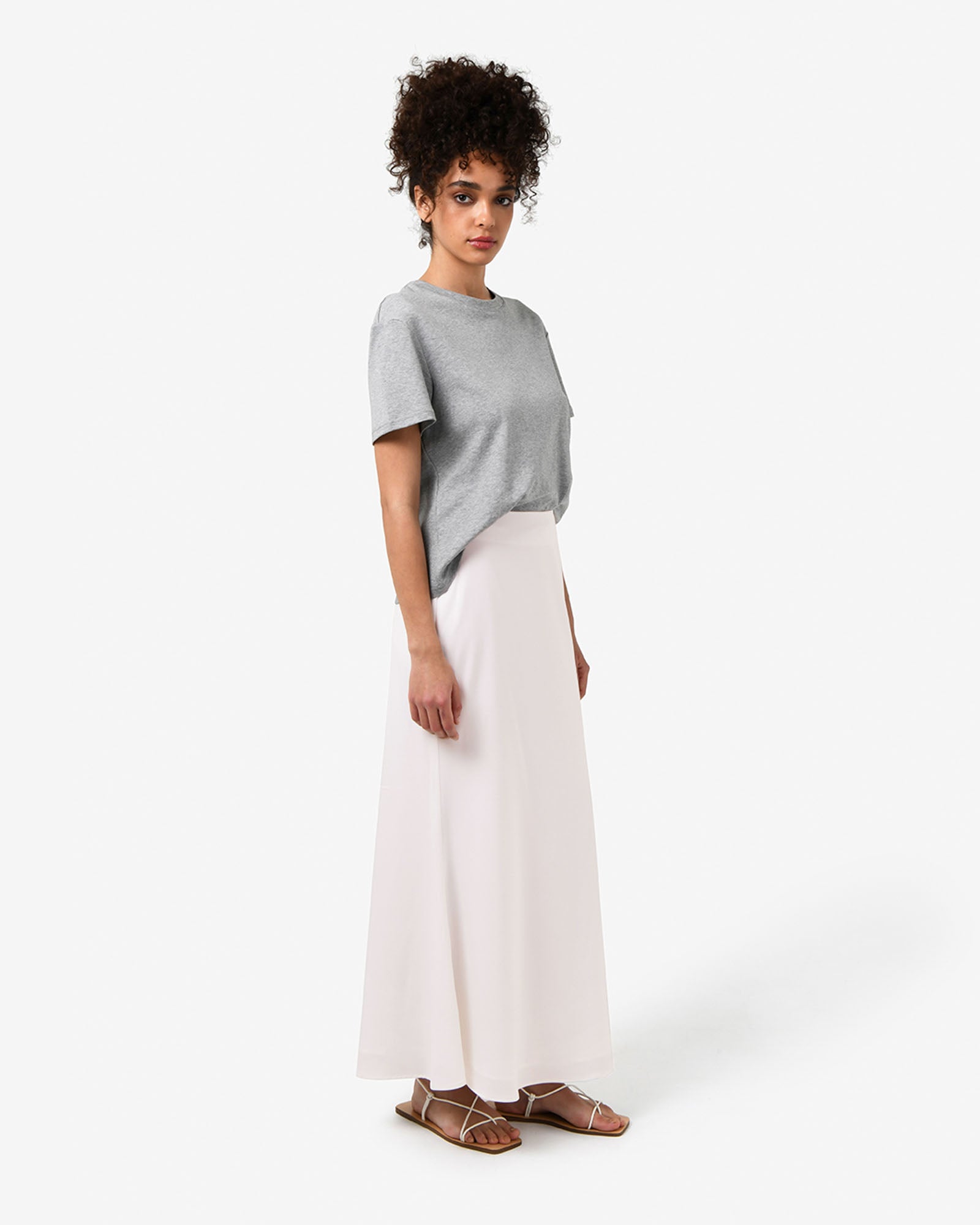 Leigh Satin Maxi Skirt