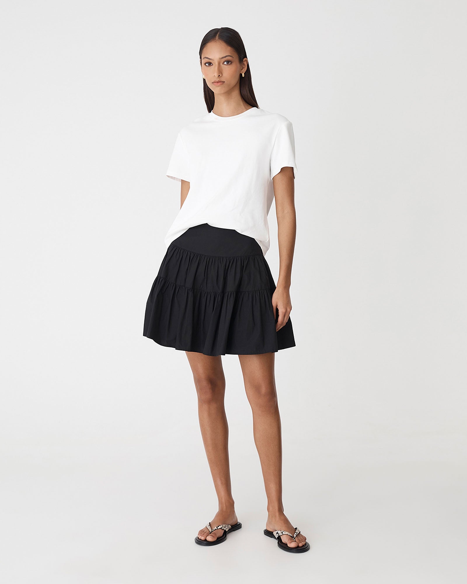 Montana Tiered Mini Skirt