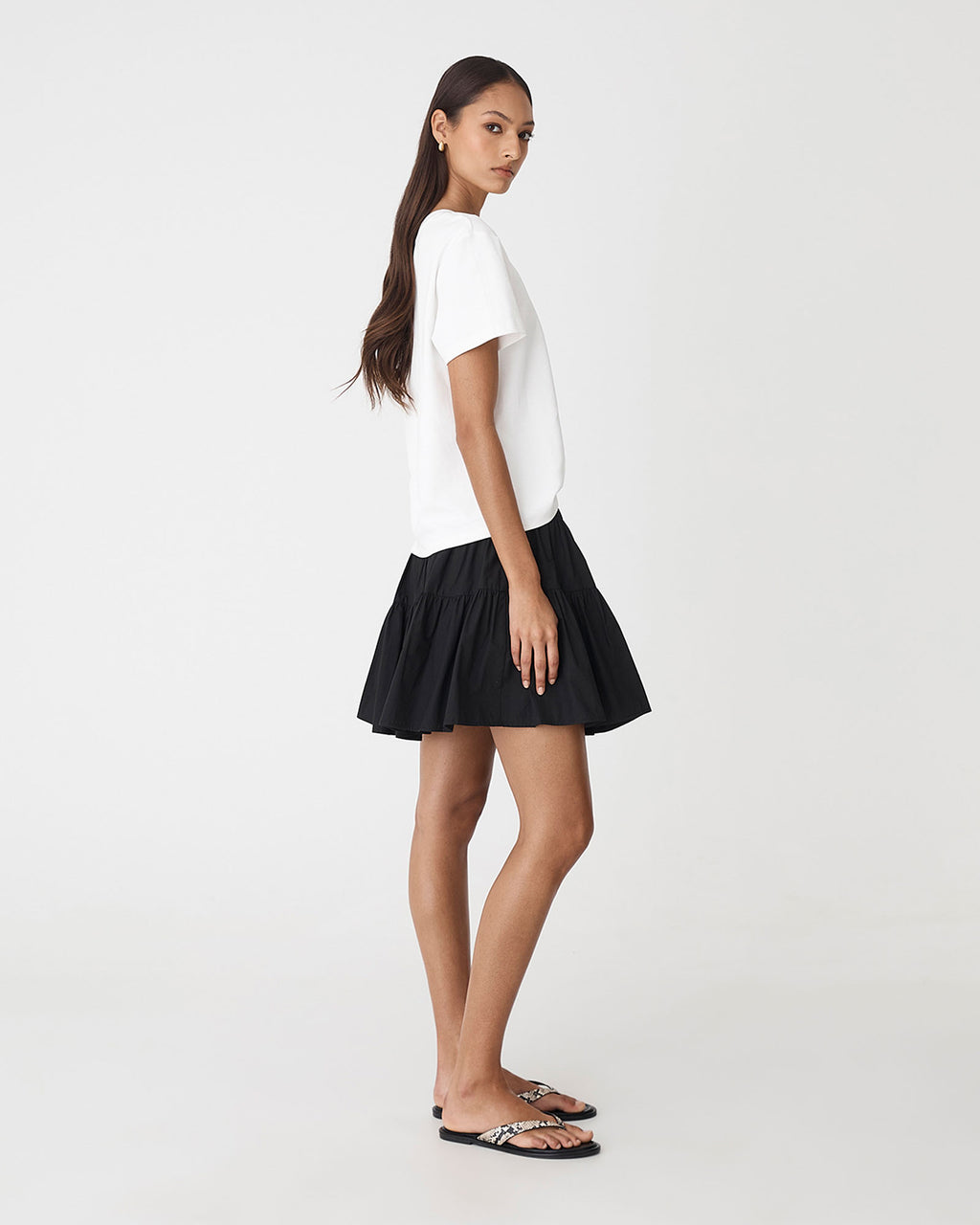 Montana Tiered Mini Skirt