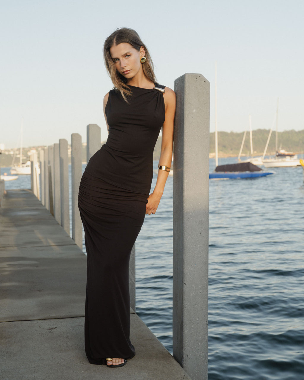 Kirsty Bamboo Ruched Skirt