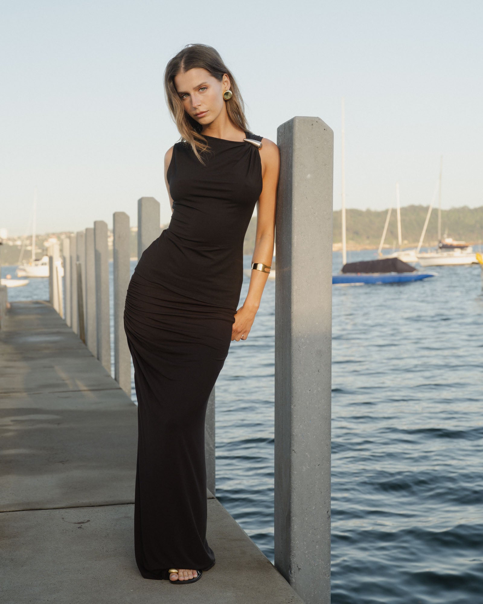 Kirsty Bamboo Ruched Skirt