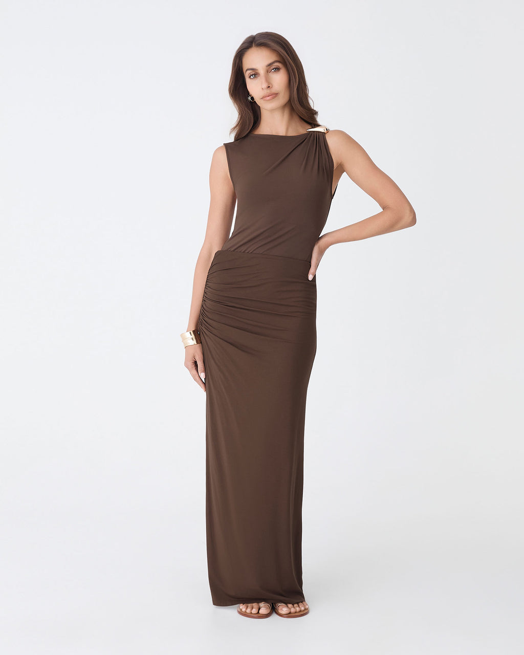 Kirsty Bamboo Ruched Skirt