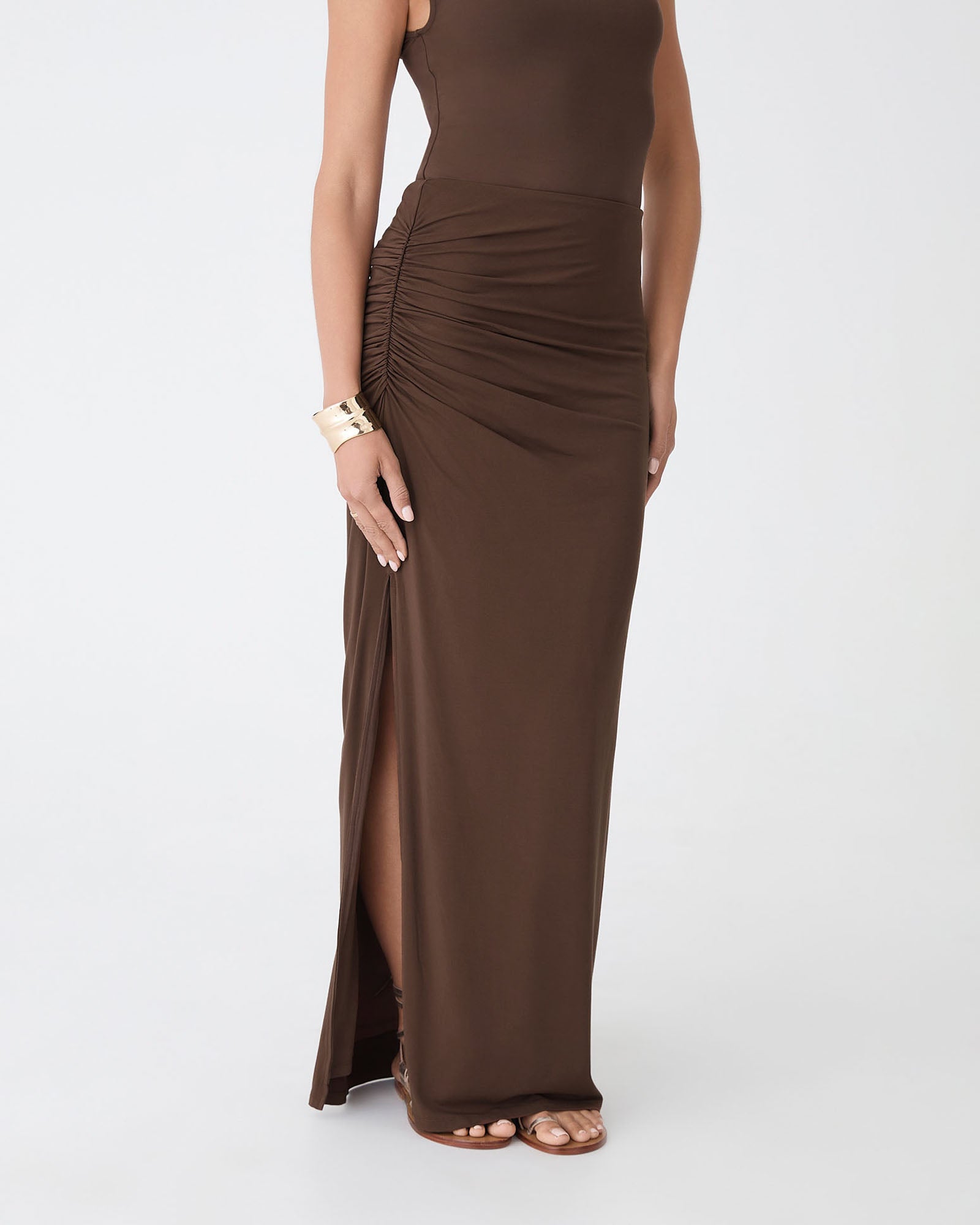 Kirsty Bamboo Ruched Skirt
