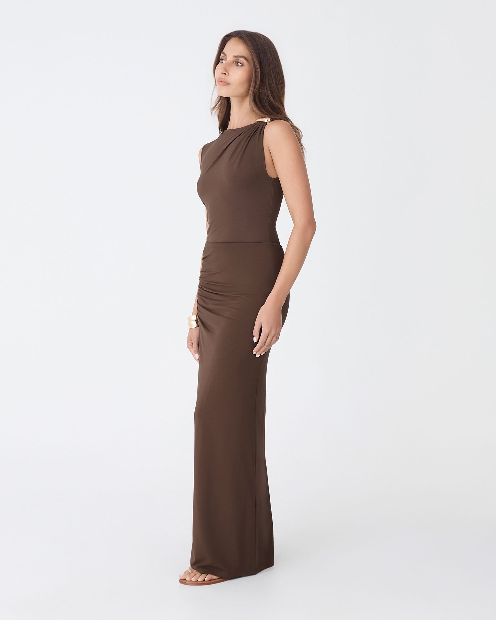 Kirsty Bamboo Ruched Skirt