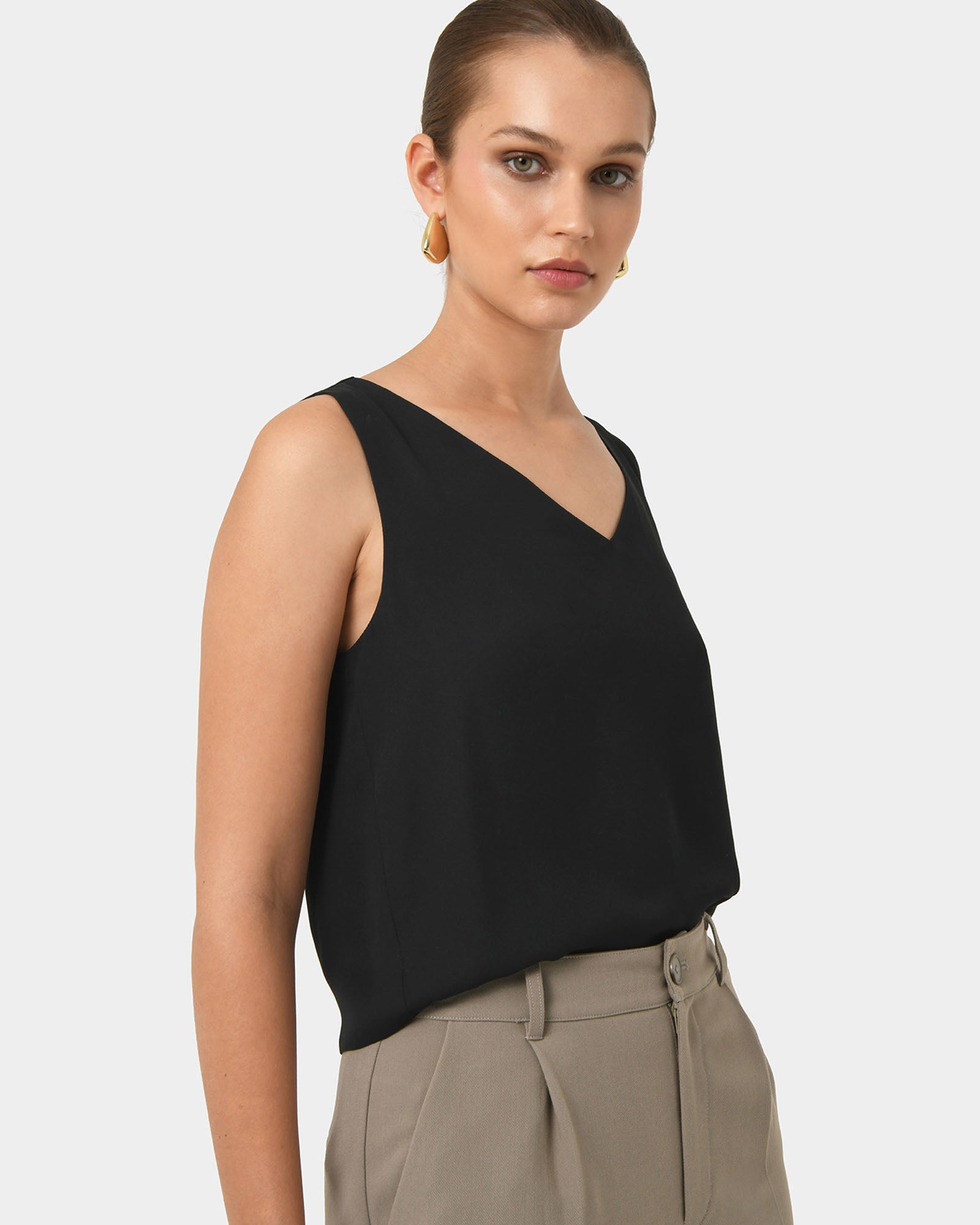 Blair V-neck Crop Top