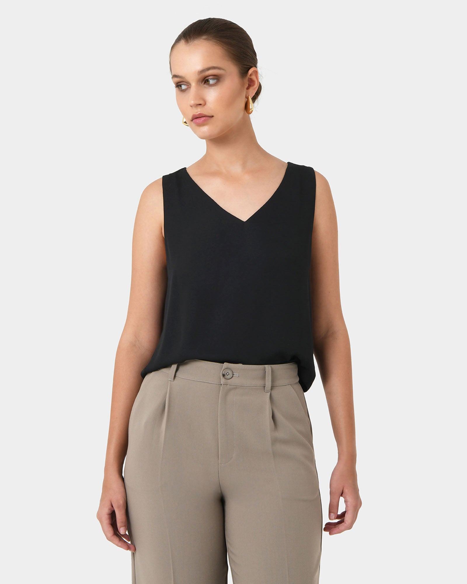 Blair V-neck Crop Top
